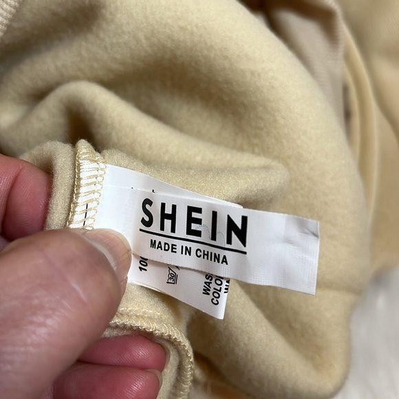 Shein New York Queens Tan Brown Hooded Sweatshirt - Picture 10 of 12